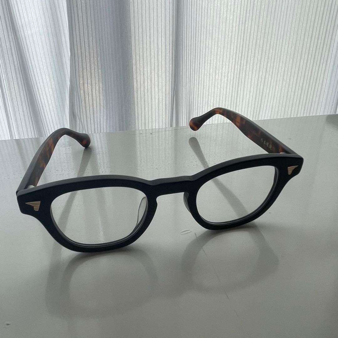 【新品未使用】杉本圭 べっ甲フレーム マット 鯖江産メガネ ブラウンSU-104