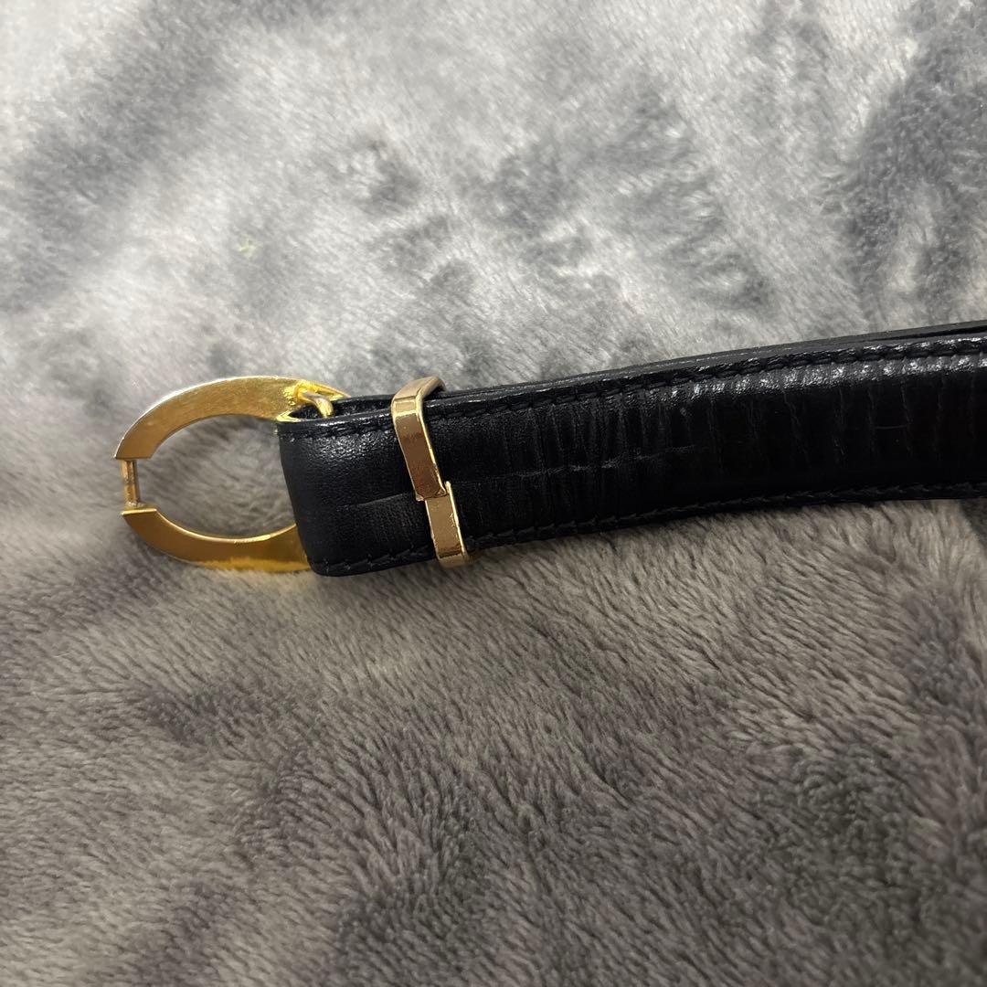 ロエベ LOEWE ベルト アナグラム 全長93cm 幅2cm 85 レザー