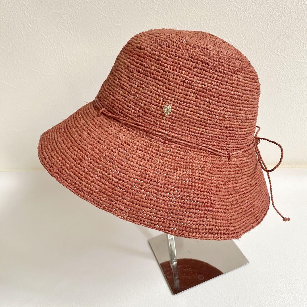 極美品　ヘレンカミンスキー　プロバンス7 ラフィアハット