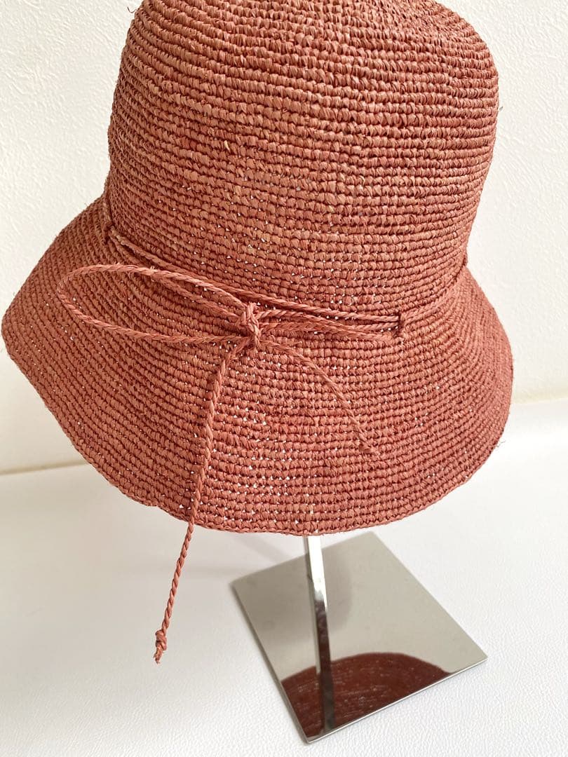 極美品　ヘレンカミンスキー　プロバンス7 ラフィアハット