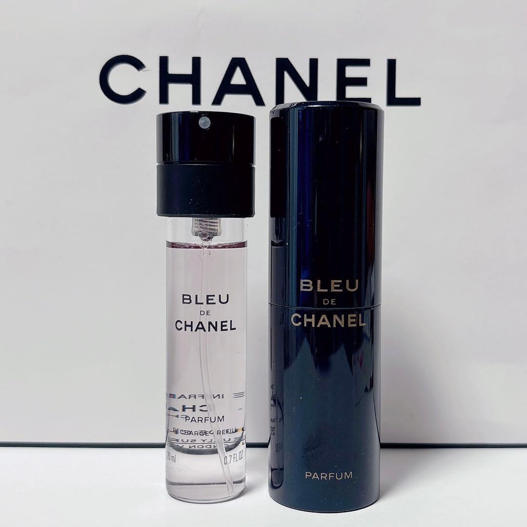 【シャネル】⭐️最新 ブルードシャネルパルファム トラベルスプレイ 本体&レフィル
