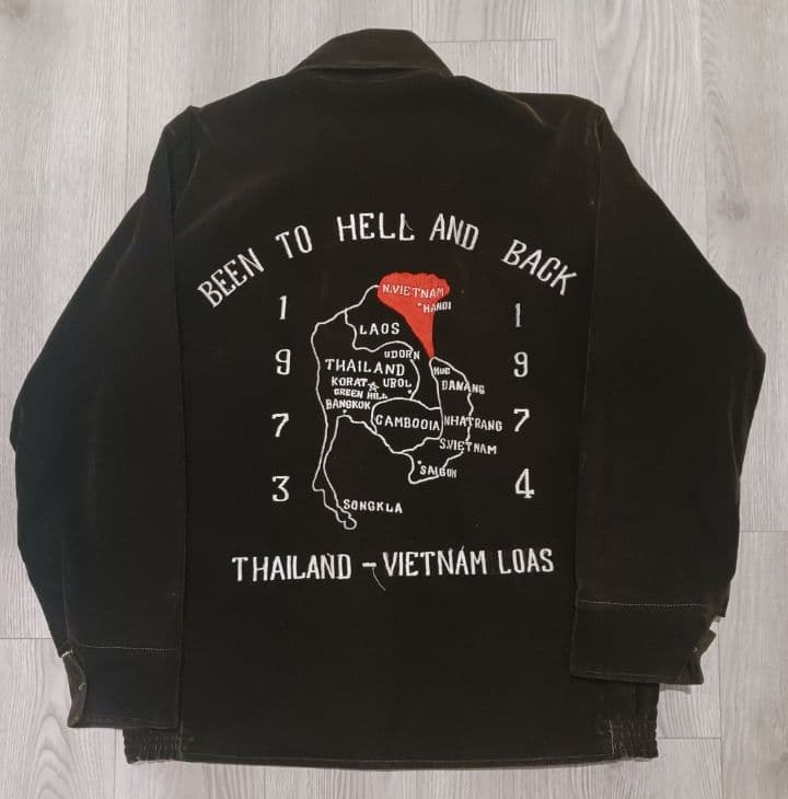 スーベニアジャケット　ベロア　別珍　ベトジャン　ビンテージ　70年代　70s