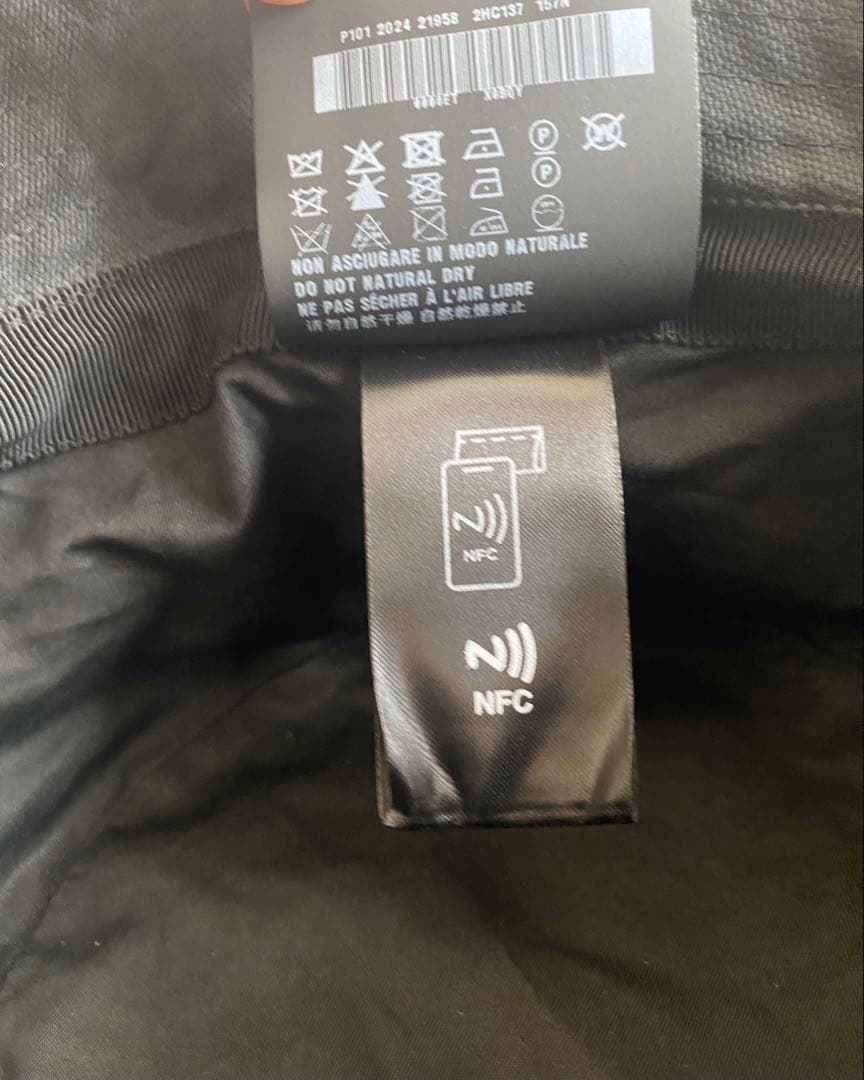 PRADA プラダ ブラック バケットハット ヴィンテージ加工　メンズLサイズ