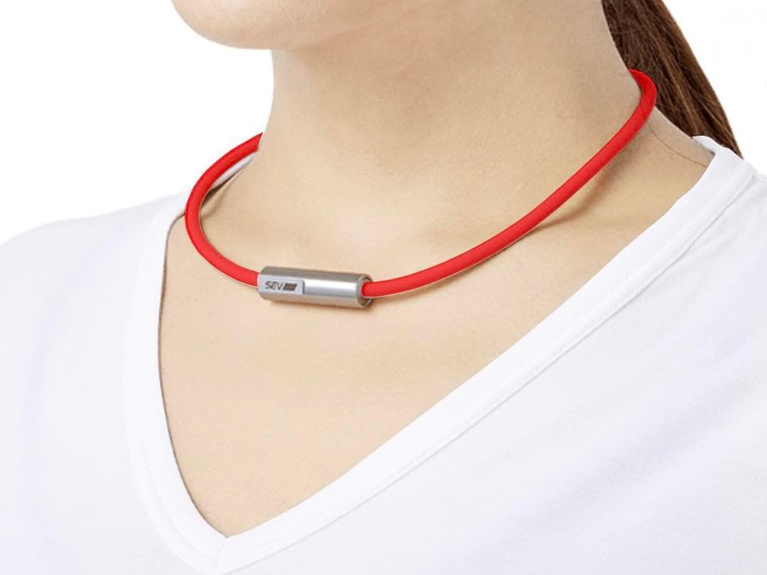 【新品】SEV セブルーパー typeM レッド 46cm ネックレス/首用