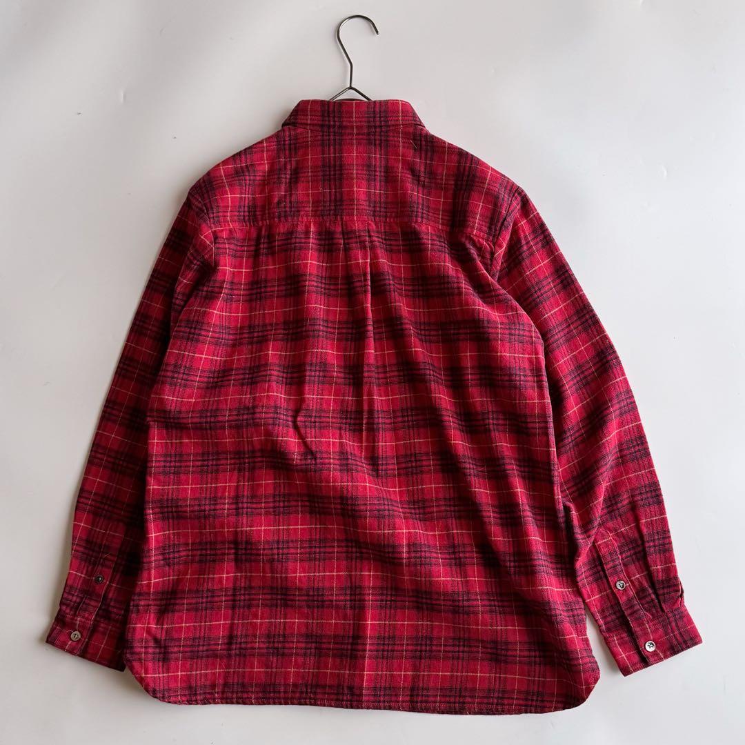 未使用NON NO マドモアゼルノンノン チェックネルシャツ PAPAS