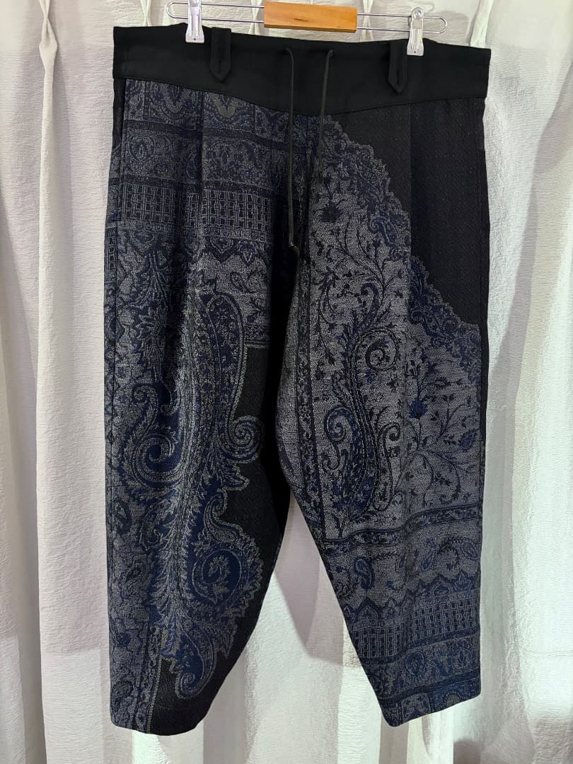 パンツ YANTOR Tibetan Paisley Himo Pants BLUE