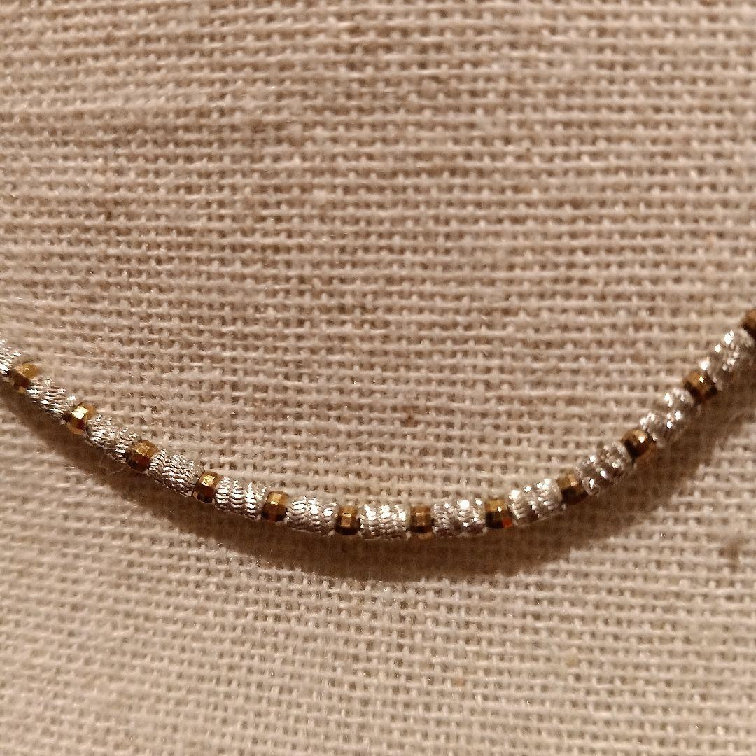 K18ネックレス　ホワイトゴールド　希少デザイン