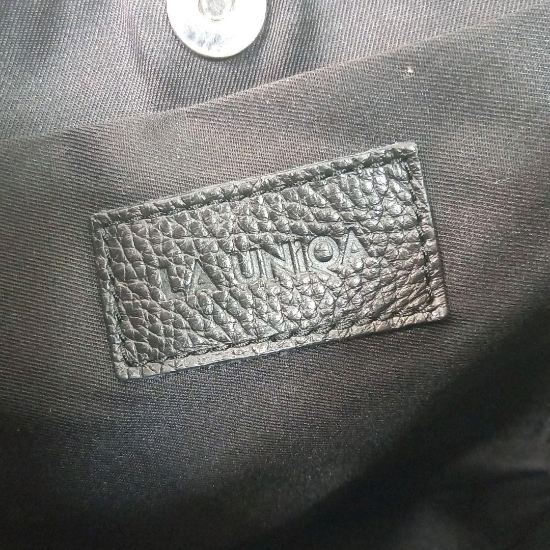 極美品✨BEAUTY&YOUTH LAUNIQA　レザー トートバッグ ブラック