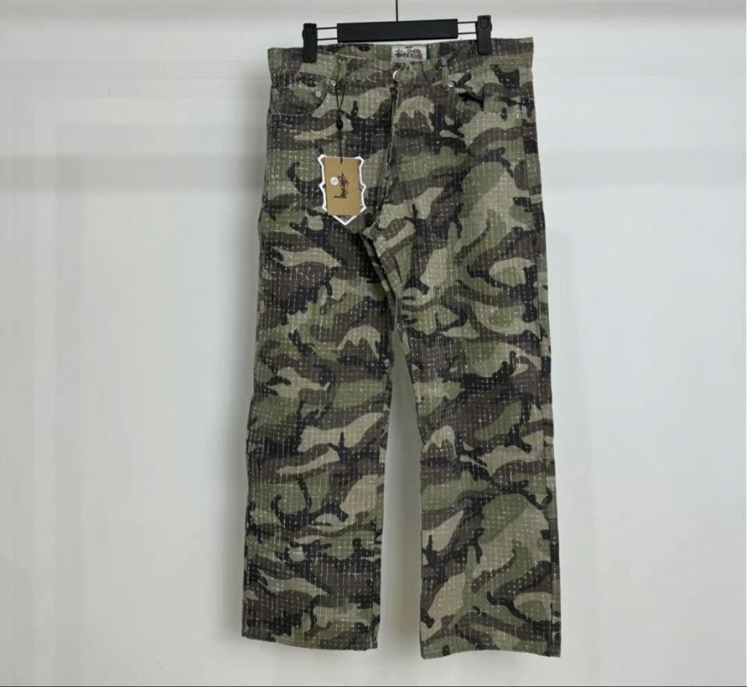 パンツ STUSSY BIG OL JEAN CAMO CANVAS 28size