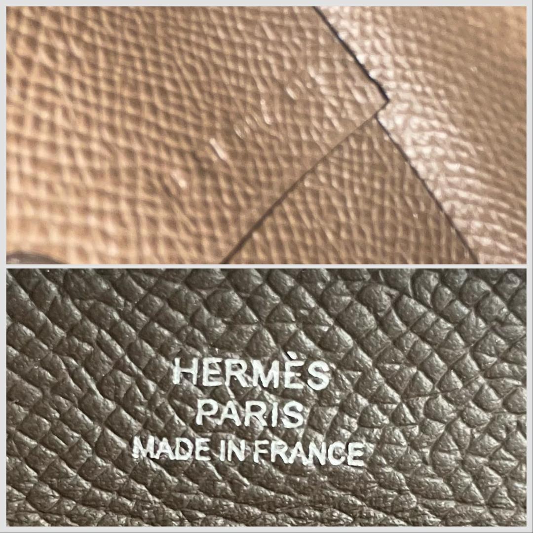 未使用✨エルメス HERMES エトゥープ バスティア ケース U刻印