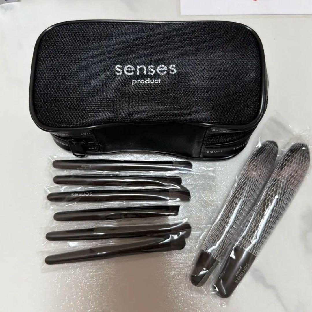 新品未使用✨senses product メイクブラシ8本&ポーチ