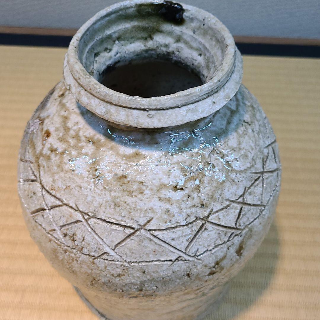 信楽焼 篠原希作 蹲壷 高さ7寸（約21cm） 共箱 本物保証