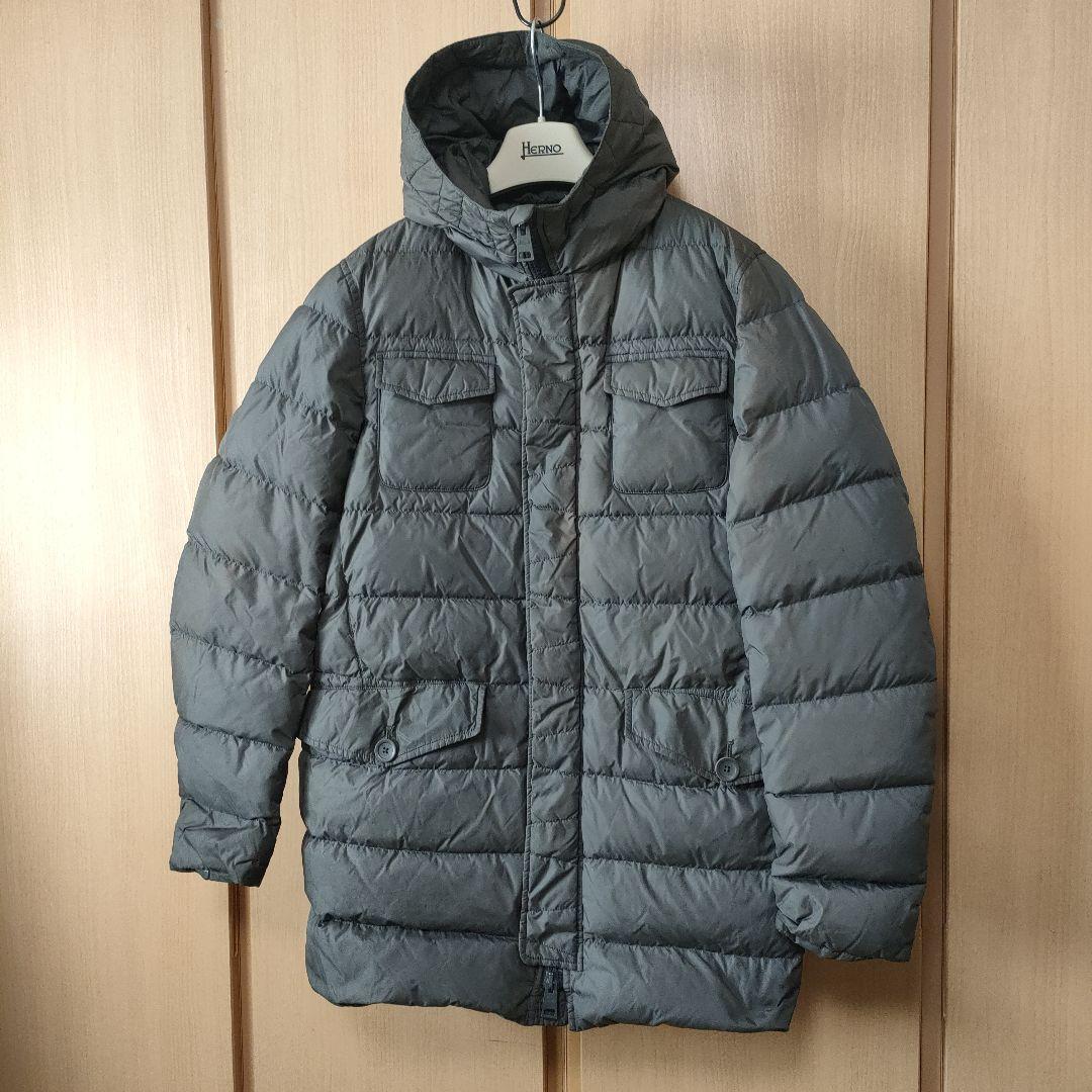 HERNO ウォーターレペレントダウンジャケット46POLAR-TECH グレー