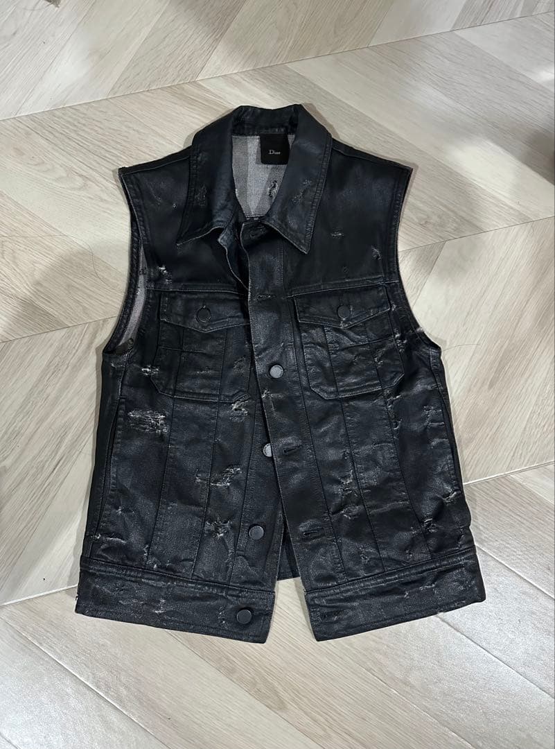 A*e様 Dior homme Strip期04ss デストロイコーティングベス