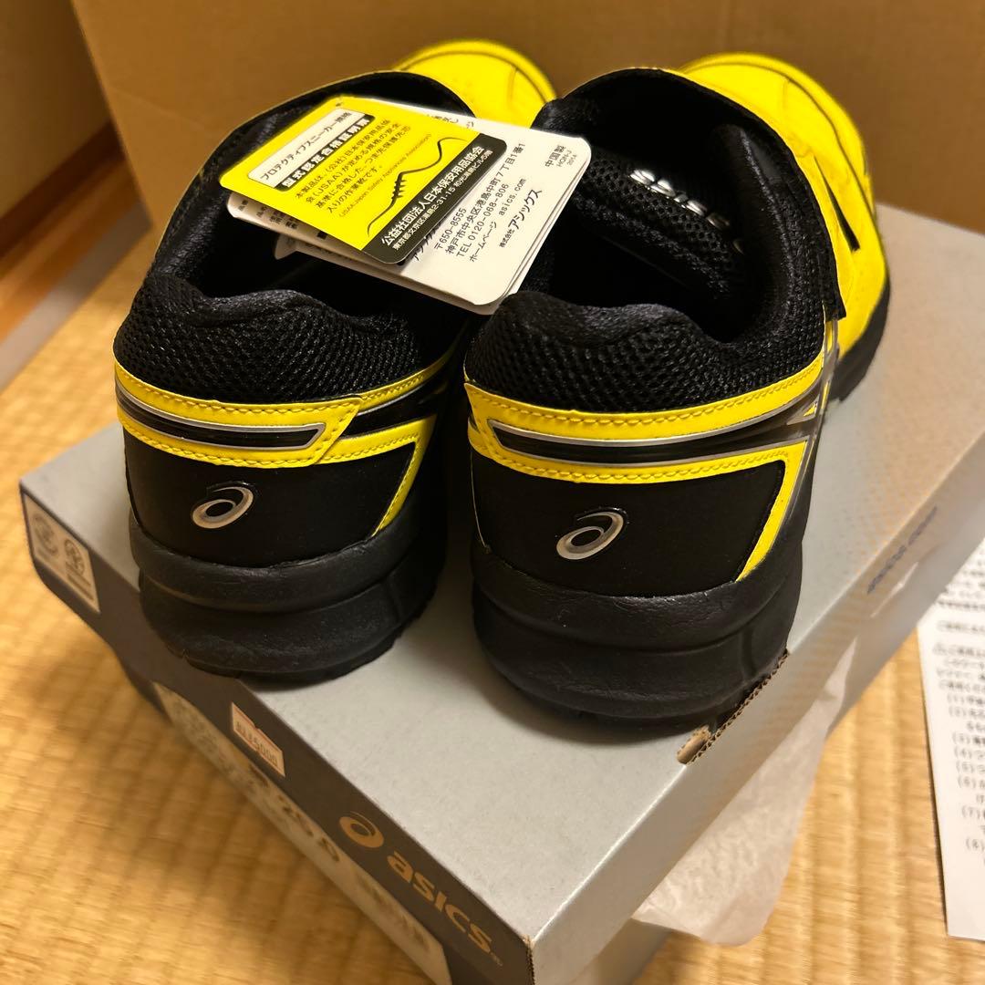 ASICS ウィンジョブ CP 101 25.0 イエロー/ブラック