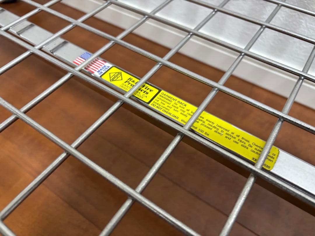 PFS 48\" GARMENT RACK (バスケット付)