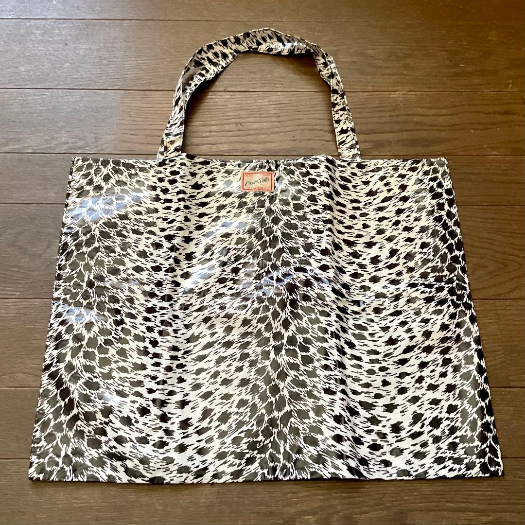 クリームソーダCREAM SODA 当時物 ヒョウ柄バック　ピンクドラゴン原宿