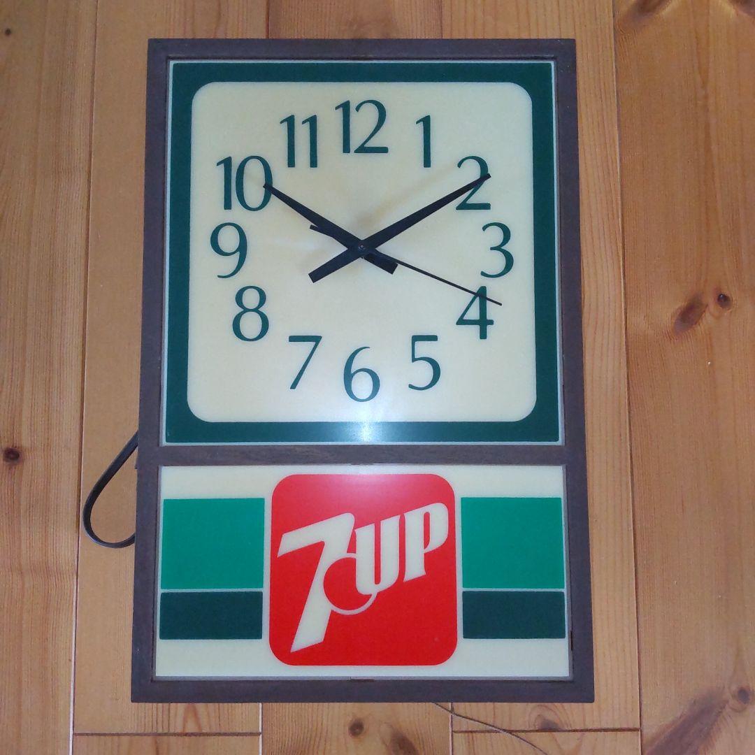 ソ*ラ様 7up セブンアップ　ビンテージウォールクロック 壁掛け時計