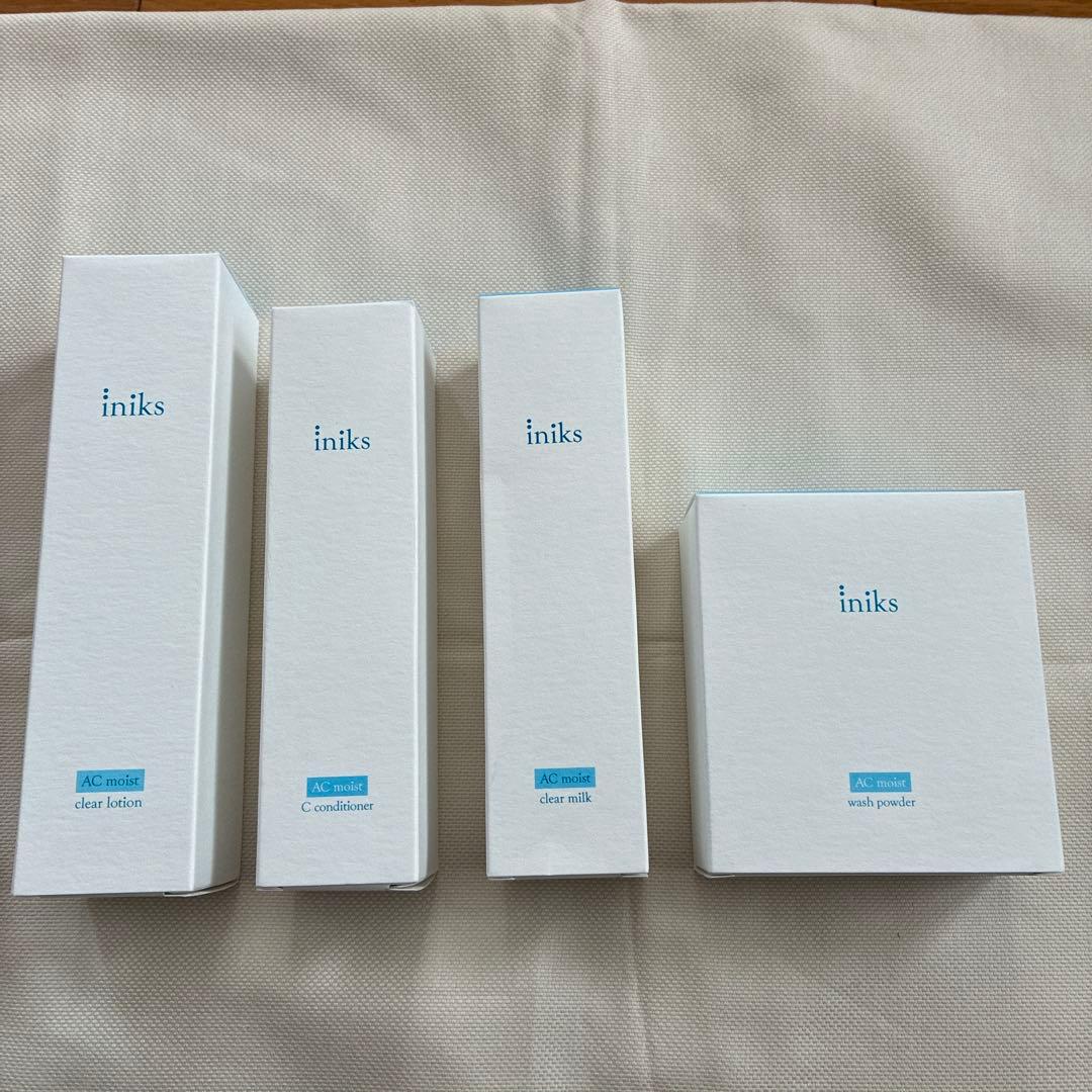 iniks AC moist クリアローション・クリアミルク・Cコンディショナー