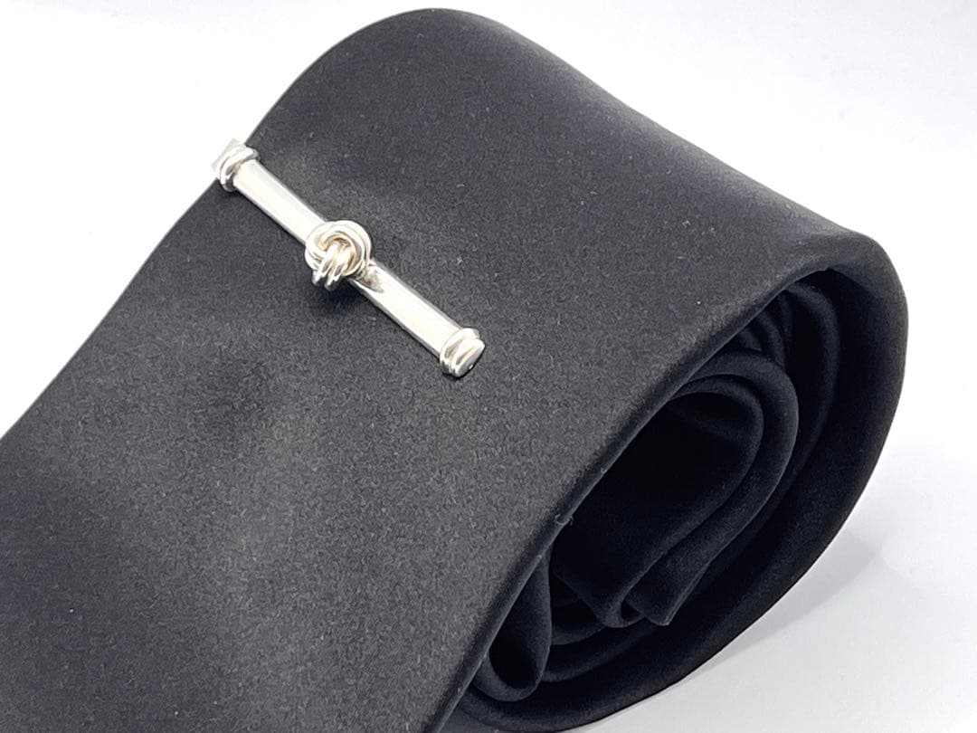 c787 美品　希少　ティファニー　ツイスト　ノット　ネクタイピン　925