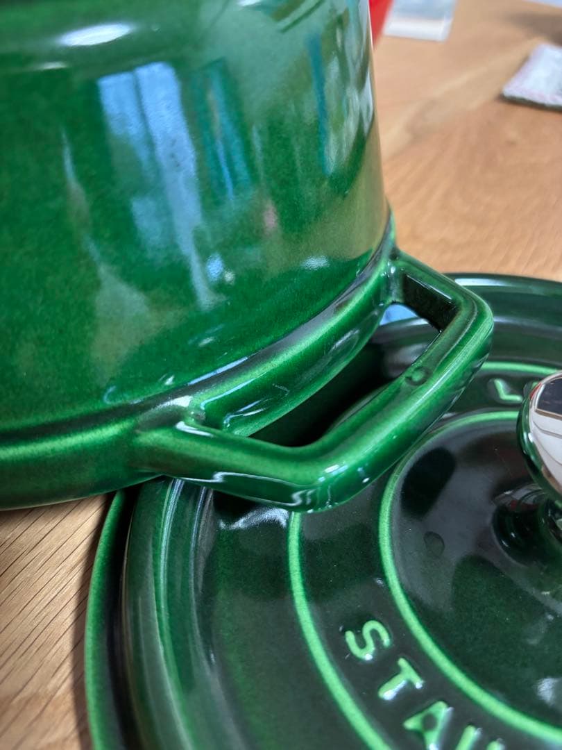 STAUB LA COCOTTE バジルグリーン 18cm