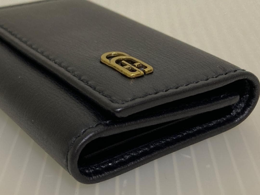 GUCCI グッチ 6連 キーケース ブラック 106659 ゴールド金具