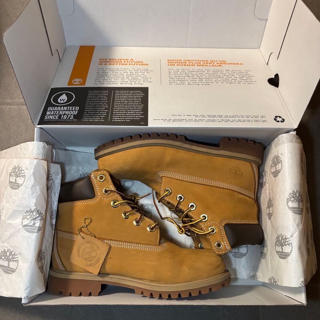 【美品】Timberland premium ウォータープルーフ23.0