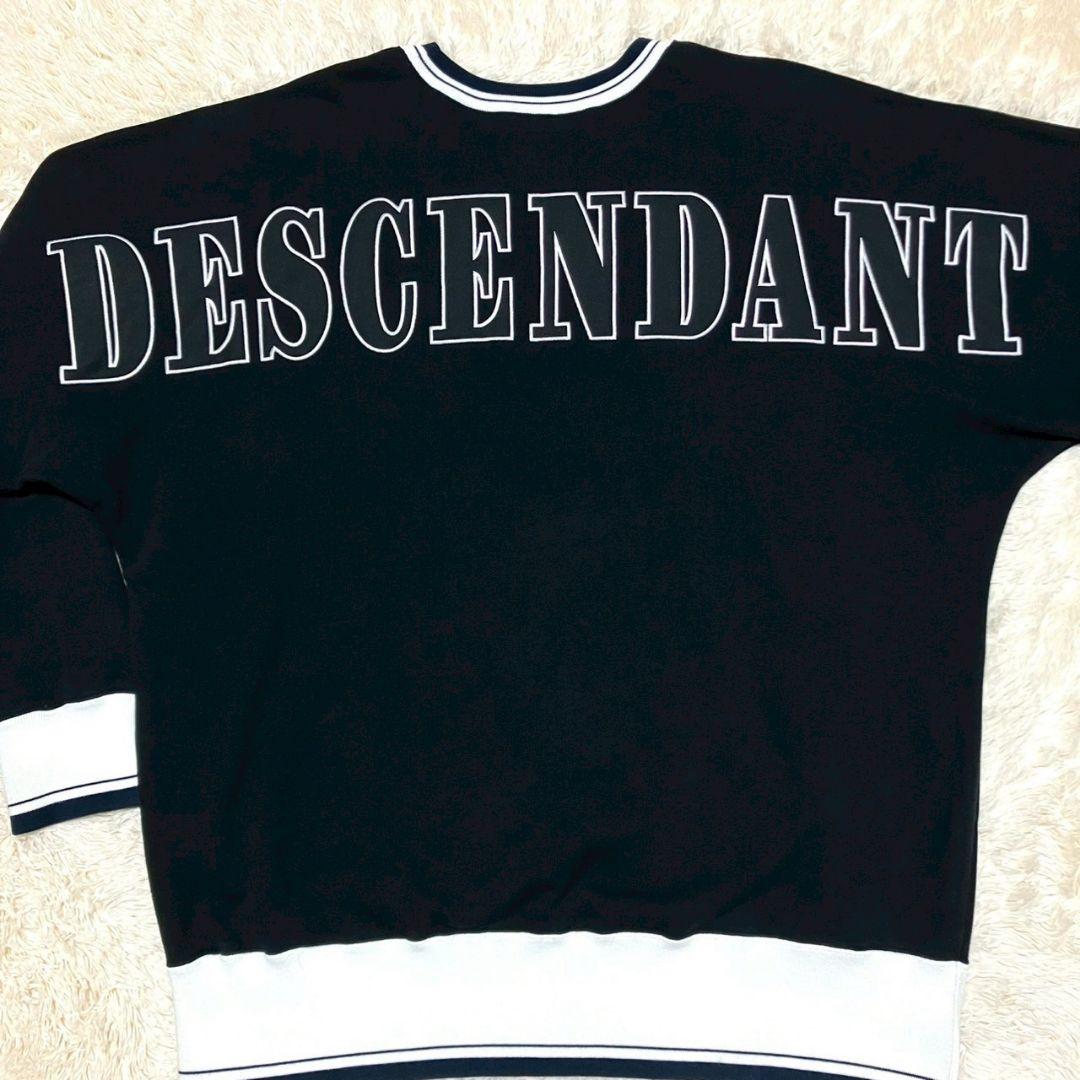 美品✨️DESCENDANT バック ロゴ刺繍 スウェット トレーナー 3