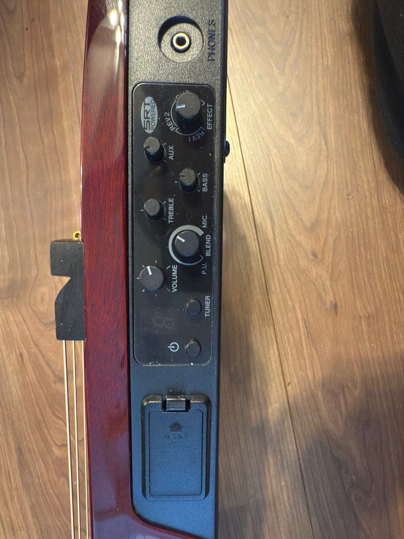 Yamaha SLG200S CRB サイレントギター レッド整備済み