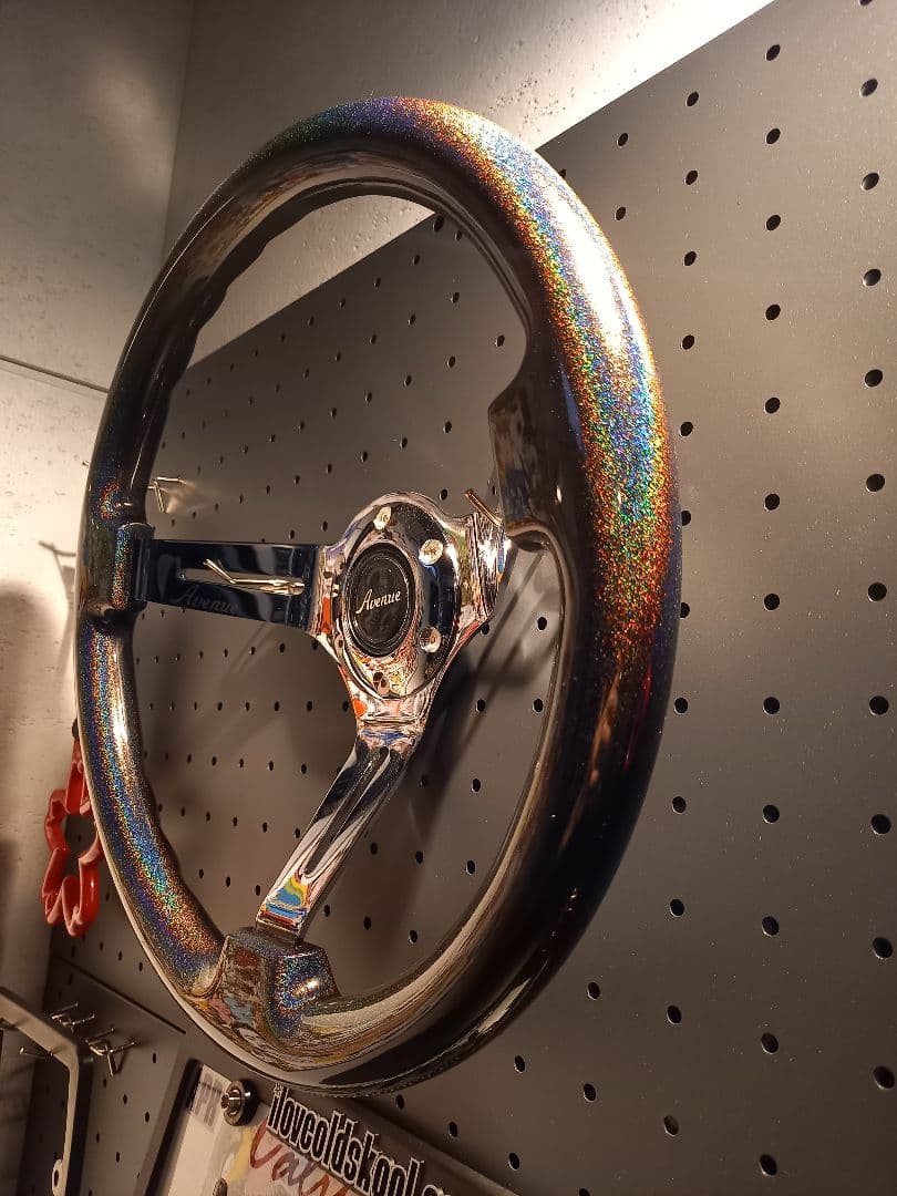 アベニューパフォーマンス　スターダストｘクローム　ステアリング　中古品