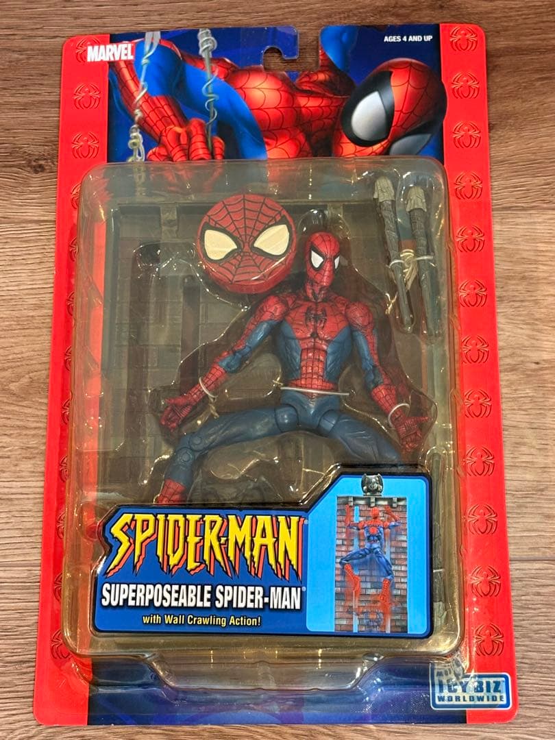 【正規品】トイビズ スーパーポーザブル スパイダーマン フィギュア hasbro