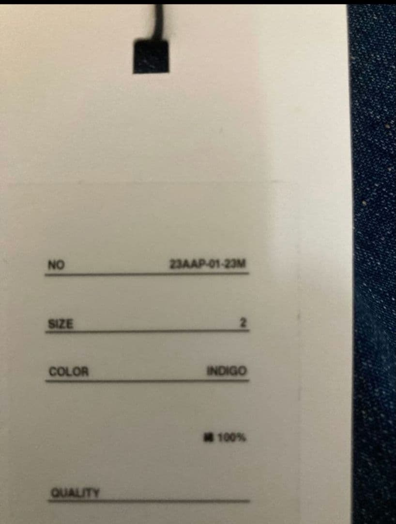 美品23aw A.PRESSE Denim Coverall Jacket 2