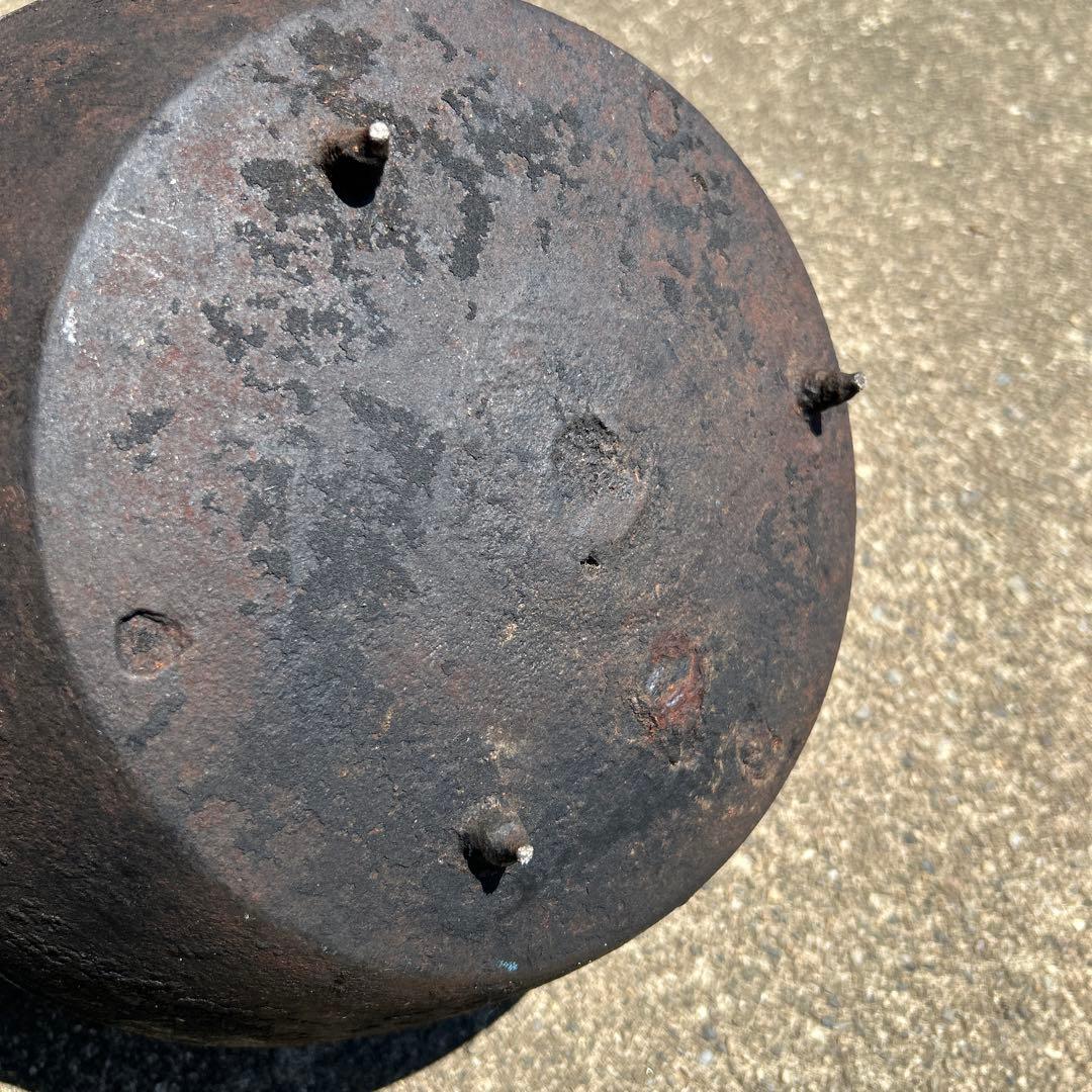 巨大　鉄瓶　オブジェ　昭和レトロ　水漏れ有り　15日まで値引き