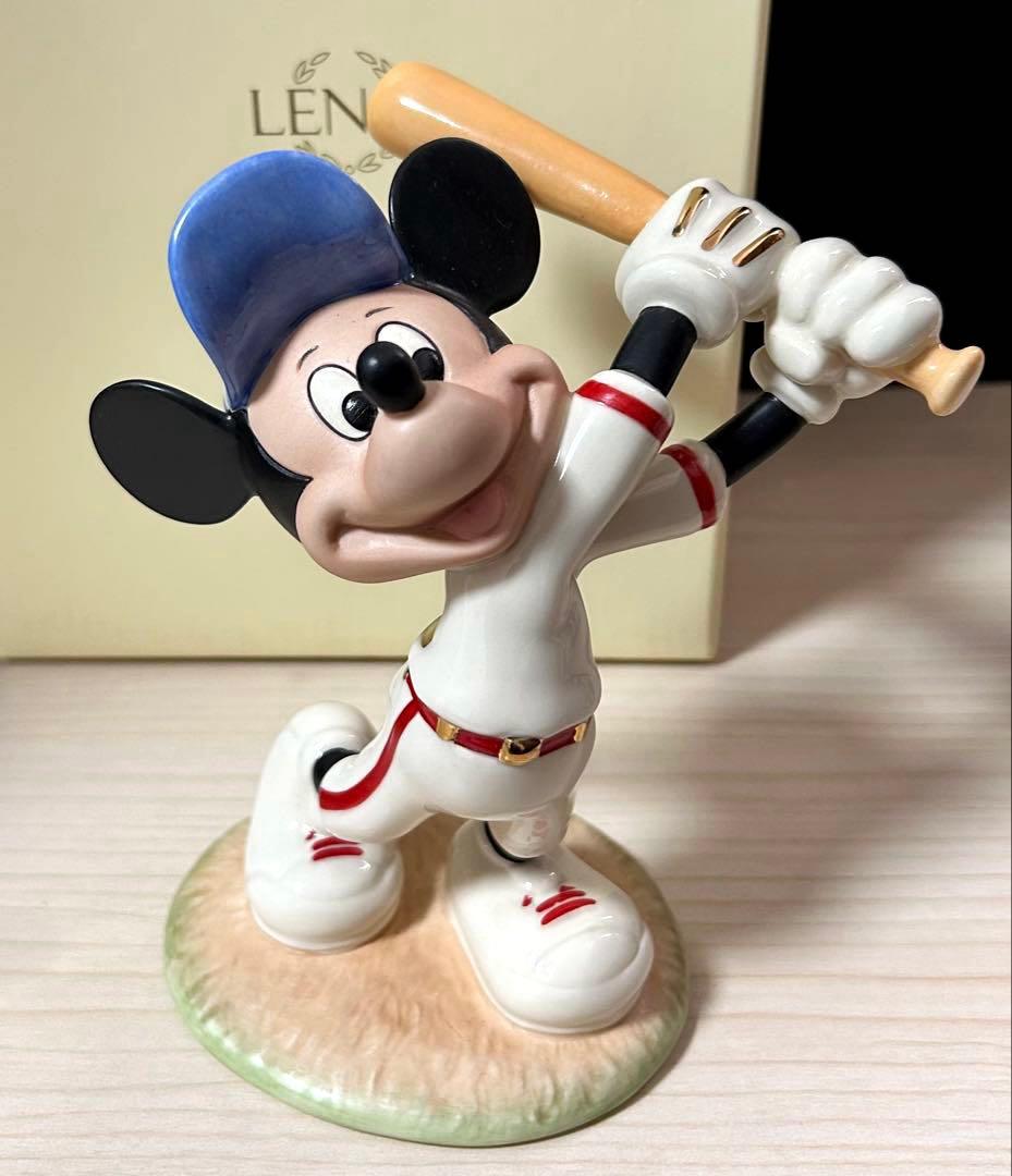 LENOX レノックス ミッキーマウス ディズニーコラボ　置物　※元箱付属 美品