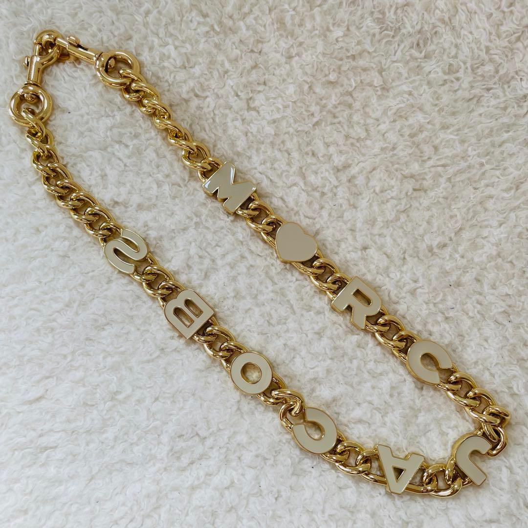 【美品】MARC JACOBS ショルダーストラップ ゴールドチェーン 肩掛け
