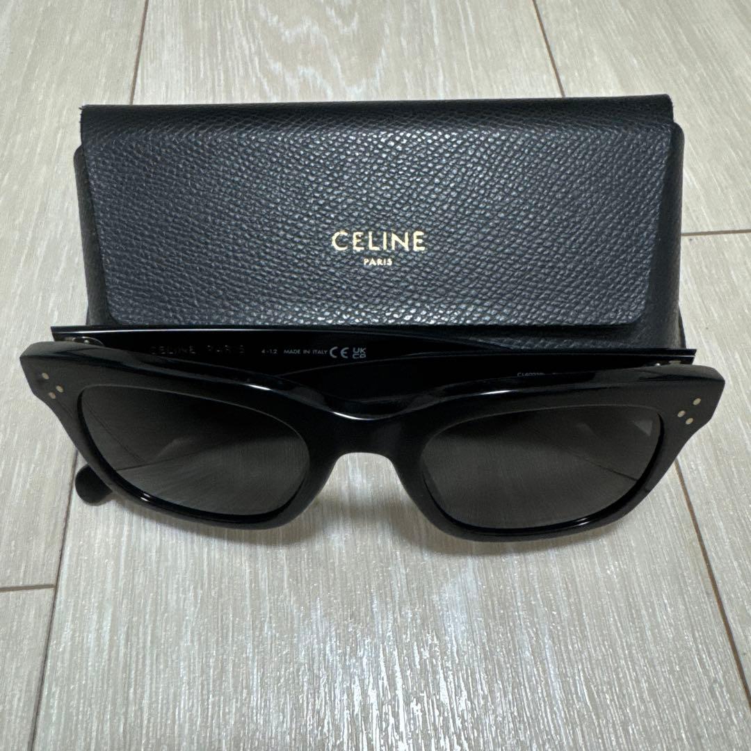 【JJJSSSFFF】正規品　CELINE ブラックサングラス