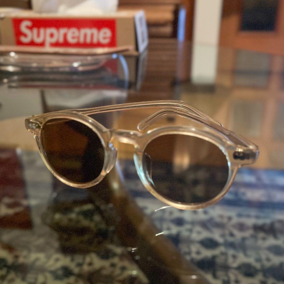 MOSCOT MILTZEN 46 クリアフレーム フラットレンズ サングラス