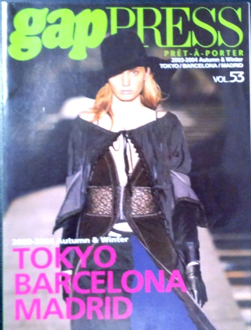 ♪2003-04  A＆W gap press  東京・バルセロナ・マドリッド♪