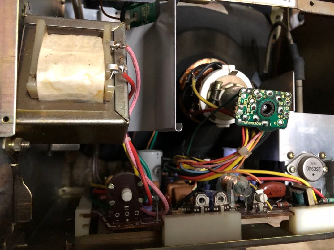 昭和レトロ　アーケードゲーム テーブルゲーム用モニター　松下白黒モニター