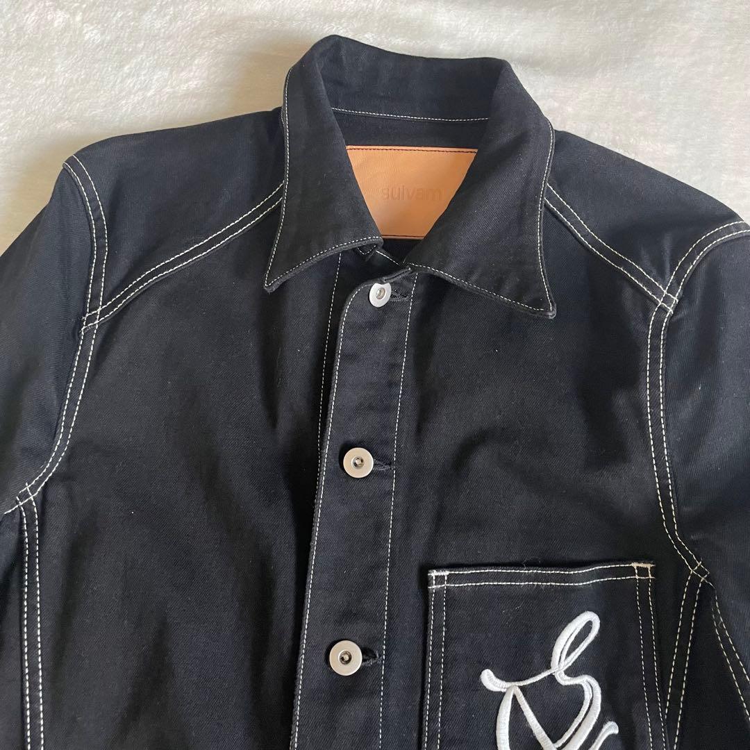 sulvam サルバム デニムジャケット ブラック