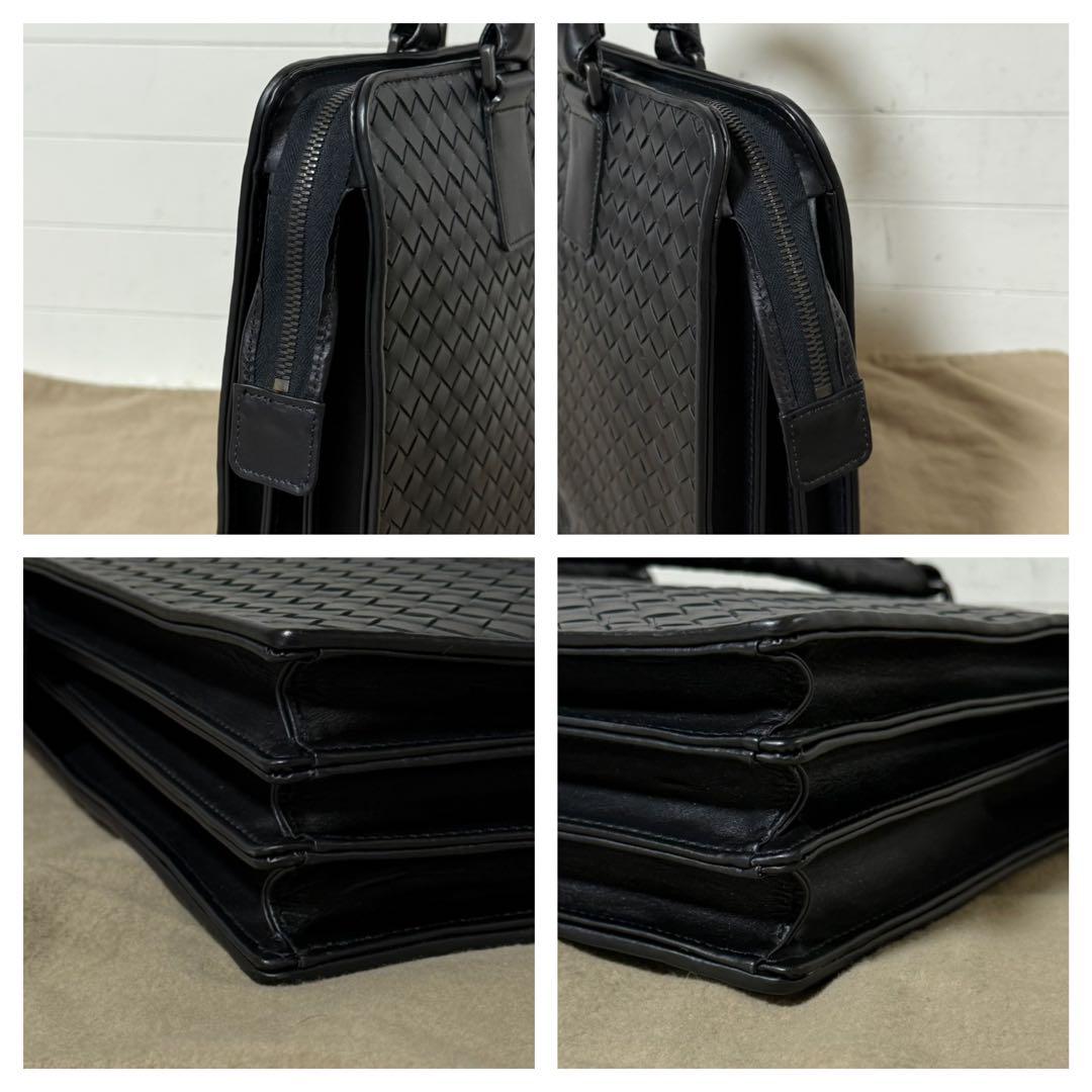 ⭐️新品未使用⭐️　ボッテガヴェネタ　イントレチャート　ブリーフケース　レザー