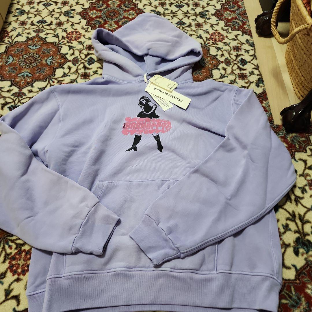 HYSTERIC GLAMOUR グラフィックパーカー ラベンダー