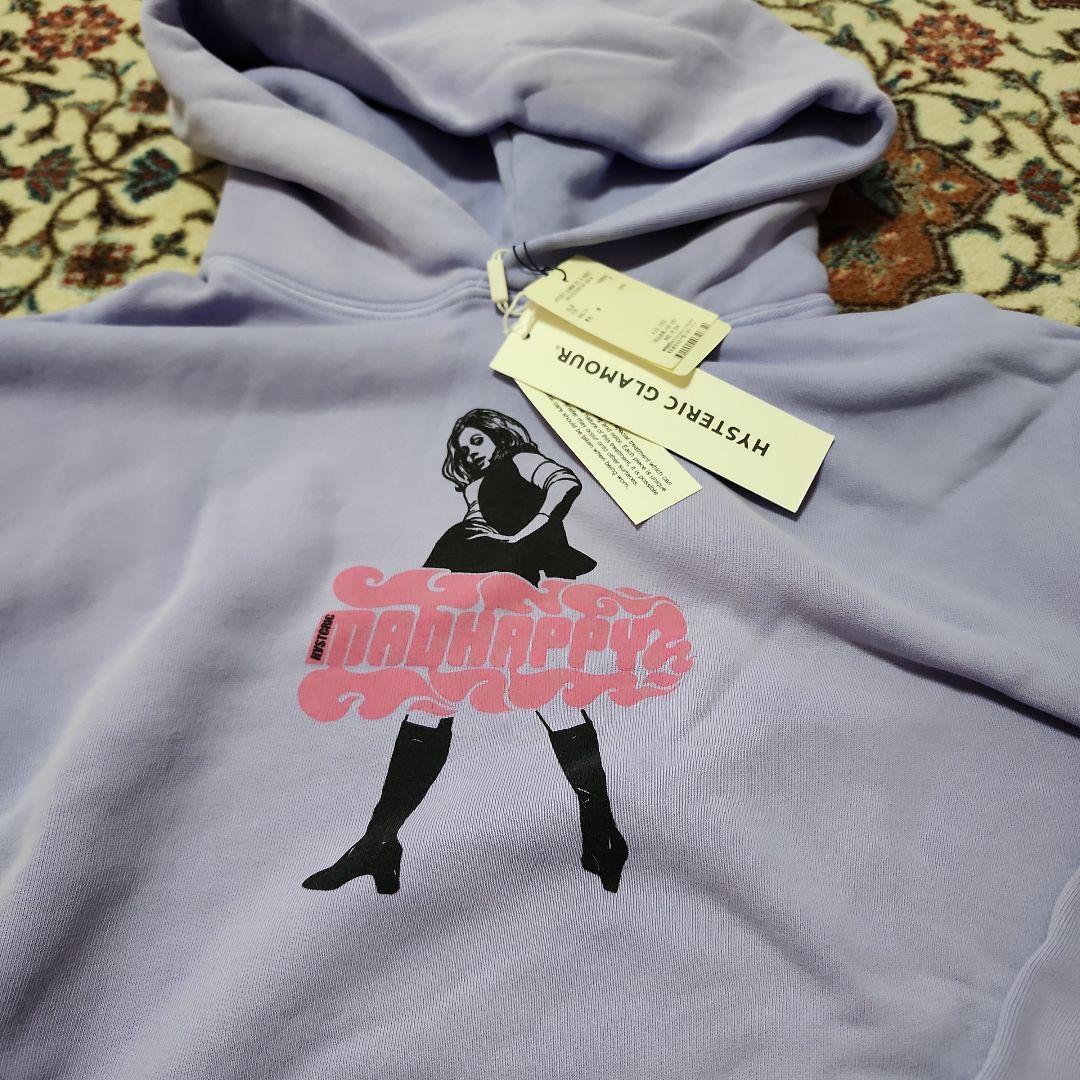 HYSTERIC GLAMOUR グラフィックパーカー ラベンダー