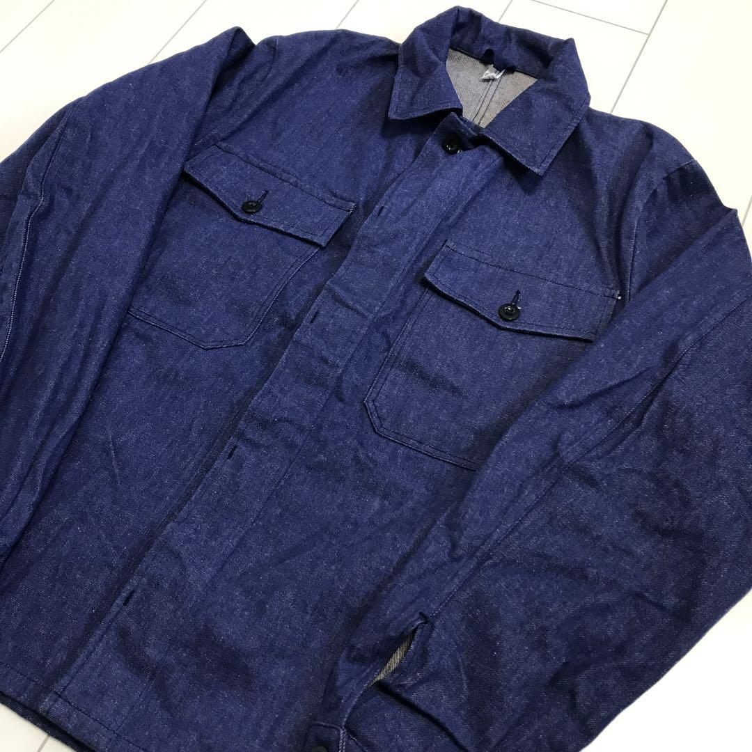 デッドストック！70's スイス製 デニムジャケット ミリタリー