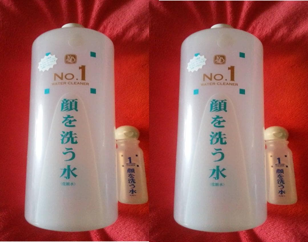顔を洗う水 　No.1 １L 2本と N0.1 30ml 2本!!