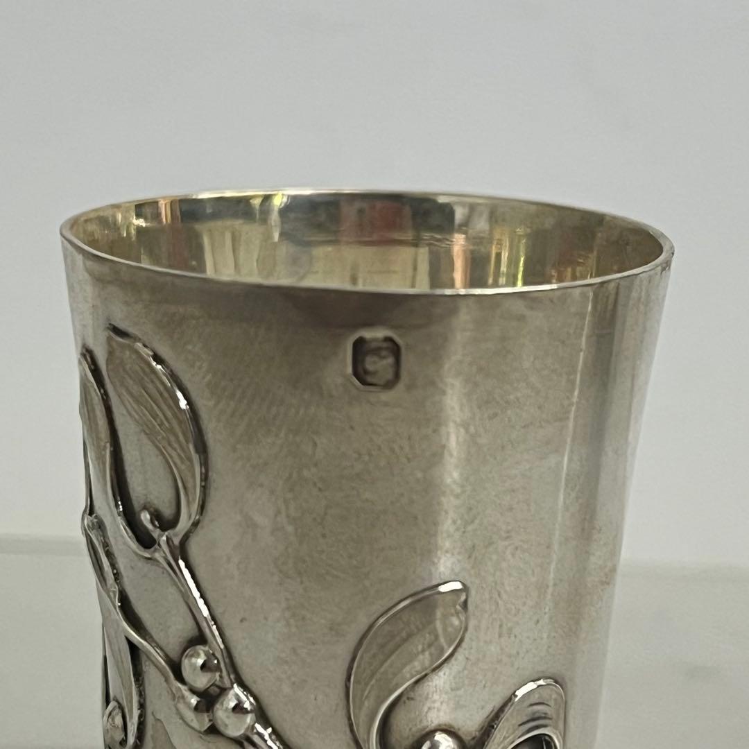 フランス　パリ　アンティーク　シルバー　銀製　リキュールカップ