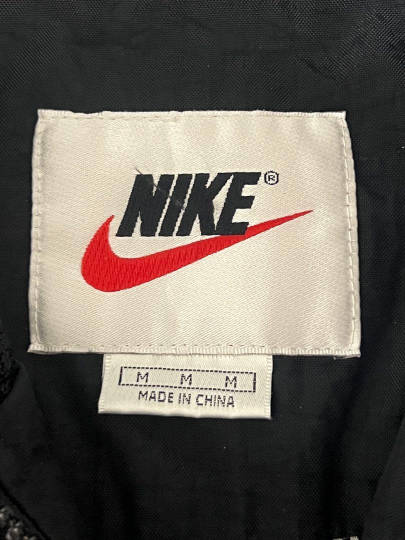 90s 銀タグ NIKE anorak parka M black