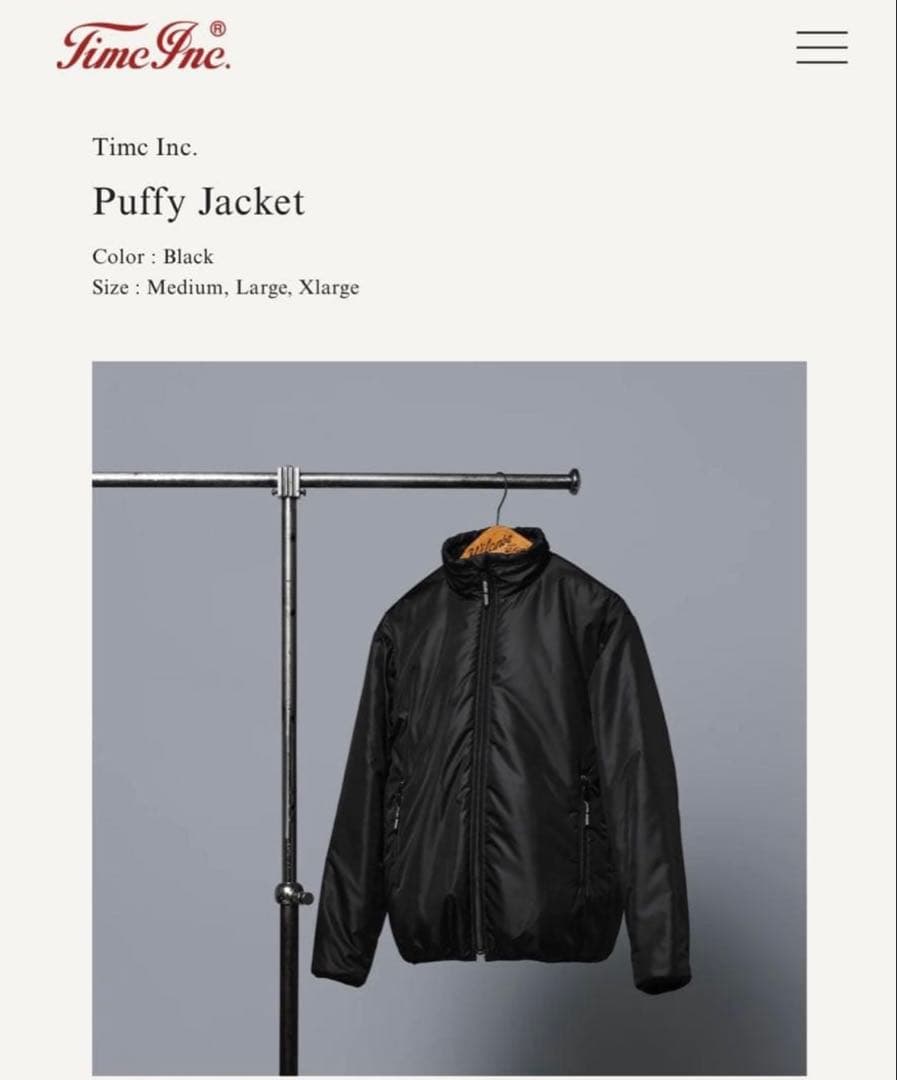 ジャケット・アウター timc inc Tokyo Indians Puffy Jacket M