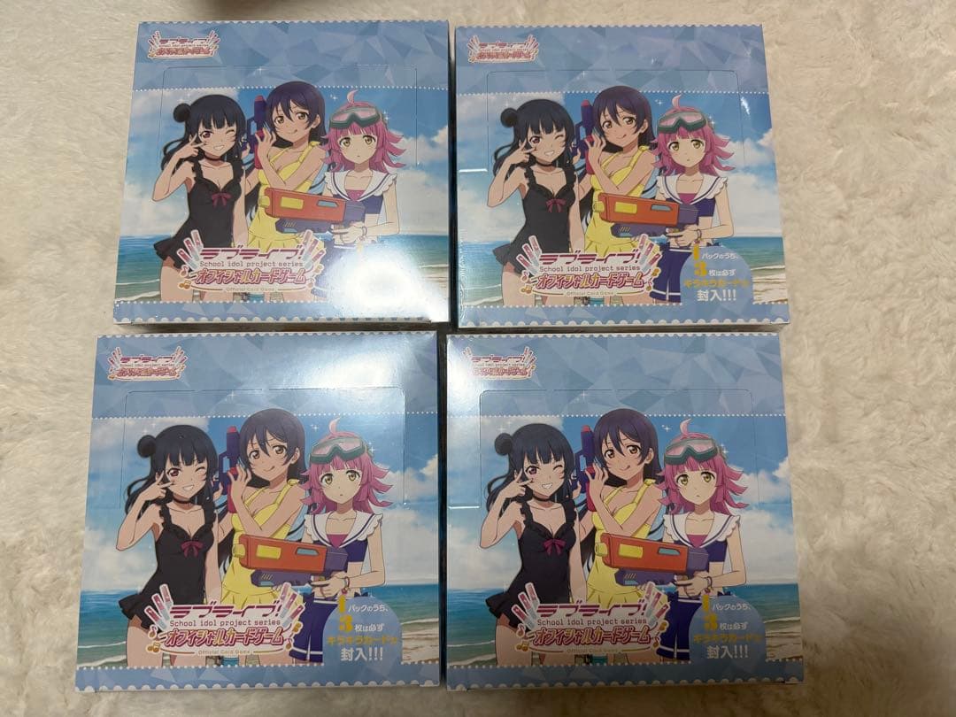 ラブライブ！オフィシャルカードゲーム ラブカ 未開封シュリンク付き 4box