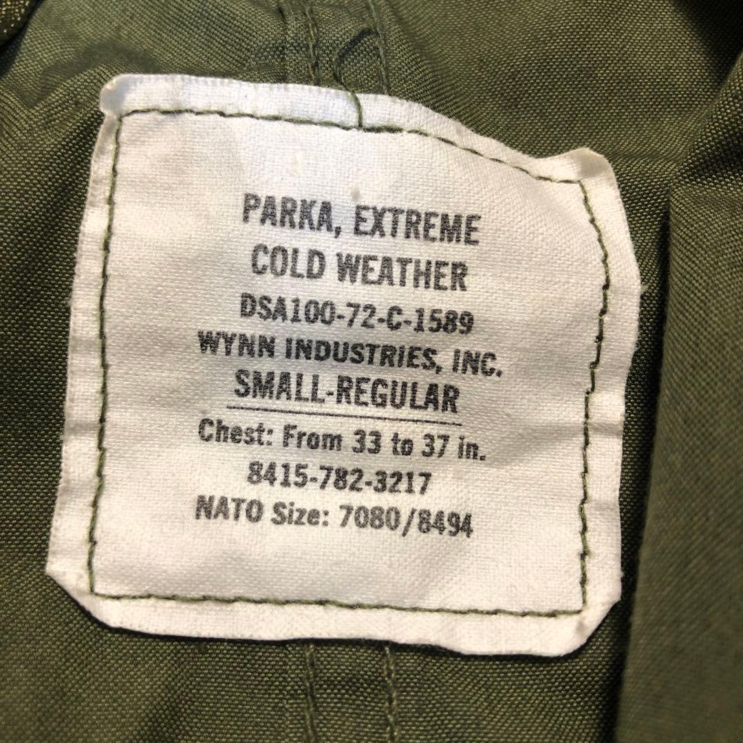 【M-65】パーカー1972年製、パーカーライナー1977年製、モッズコート